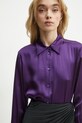 MAX&Co. cămașă de mătase 2516111061200 violet