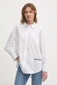 Košile Dkny dlouhý bílá DJ4W2094