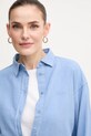 Pepe Jeans cămașă de in CHIPPER albastru PL304993