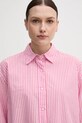 Pepe Jeans camasa din bumbac CHARISMA roz PL305003
