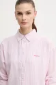 Pepe Jeans camicia di lino DREAM PL305033 rosa