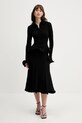 MSGM koszula 3842MDE08.257317 czarny SS25
