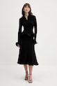 MSGM cămașă 3842MDE08.257317 negru SS25