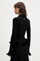 Odzież MSGM koszula 3842MDE08.257317 czarny