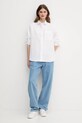 Lacoste camicia in cotone CF0215 bianco SS25