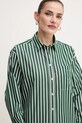 Lacoste cămașă din bumbac verde CF0215