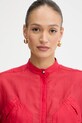 Сорочка з домішкою шовку Pinko червоний 105248.A2M7