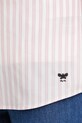 Βαμβακερό πουκάμισο Weekend Max Mara 2515111081600 ροζ