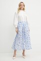 Bavlněná košile Weekend Max Mara 2515111111600 bílá SS25