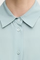 Μεταξωτό πουκάμισο Weekend Max Mara 2515111161600 τιρκουάζ