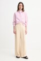 Weekend Max Mara cămașă de in 2515111052600 roz SS25