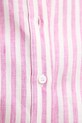 Weekend Max Mara koszula lniana 2515111052600 różowy