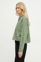 Bavlnená košeľa Weekend Max Mara 2515111112600 zelená