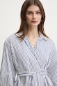 Weekend Max Mara camicia con aggiunta di seta violetto 2515111142600