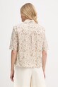 Odjeća United Colors of Benetton košulja za žene od pamuka 5Q6SDQ0AY bež