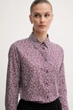 United Colors of Benetton cămașă violet 5Q6SDQ0AY