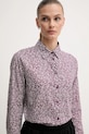 United Colors of Benetton koszula fioletowy 5Q6SDQ0AY