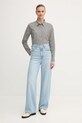 United Colors of Benetton koszula 5Q6SDQ0AY granatowy AW25