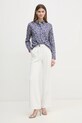 United Colors of Benetton camasa 5Q6SDQ0AY bleumarin SS25