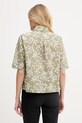 Odjeća United Colors of Benetton košulja za žene od pamuka 5Q6SDQ0AY zelena