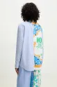 Odzież Moschino Jeans koszula bawełniana 0223.3725 niebieski