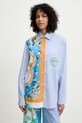 Moschino Jeans pamut ing kék 0223.3725