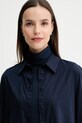Bavlněná košile United Colors of Benetton námořnická modř 5WPQDQ0AX