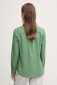 Îmbrăcăminte United Colors of Benetton cămașă din bumbac 5WPQDQ0AX verde