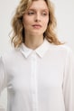 United Colors of Benetton koszula damska z wiskozy biały 5WPWDQ0B0