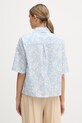 Oblečení United Colors of Benetton košile dámská bavlněná 5Q6SDQ07O modrá