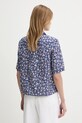 Îmbrăcăminte United Colors of Benetton cămașă din bumbac 5Q6SDQ07O bleumarin