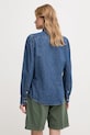 Abbigliamento United Colors of Benetton camicia in cotone 5RZKDQ0BE blu navy