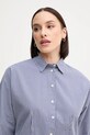United Colors of Benetton koszula bawełniana niebieski 59T7DQ0AS