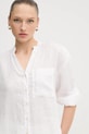 Lanena košulja United Colors of Benetton bijela 5BMLDQ0BA