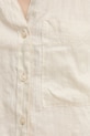 United Colors of Benetton cămașă de in 5BMLDQ0BA bej