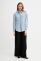 Liu Jo cămașă din denim UA5128.D4851 albastru SS25
