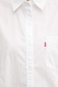 Levi's camicia in cotone HARLIE NEW BF SHIRT 001HM bianco