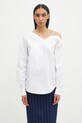 Bavlnená košeľa Coperni Heart relaxed biela COPCH52F2010