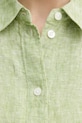 Сорочка з льону Samsoe Samsoe SALARIKAR F25100188 зелений