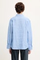 Ρούχα Πουκάμισο από λινό Samsoe Samsoe SANOT F25100015 μπλε