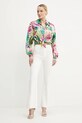 Guess camasa JUN W5GH0I.WH9C2 galben SS25