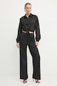 Πουκάμισο Guess JUN W5GH0I.WH9C2 μαύρο SS25