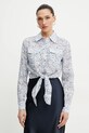 Сорочка Guess ADELAIDE візерунок блакитний W5GH03.WH4K2