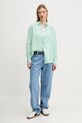 Superdry cămașă de in W4010463A.2OK verde SS25