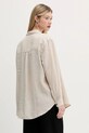 Odzież Superdry koszula lniana W4010463A.2PQ beżowy