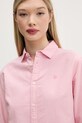 Superdry cămașă din bumbac roz W4010473A.D9O
