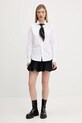 Superdry cămașă din bumbac W4010473A.KKJ alb SS25