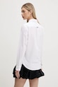 Odzież Superdry koszula bawełniana W4010473A.KKJ biały