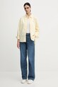 Бавовняна сорочка Tommy Hilfiger WW0WW46111 жовтий SS25
