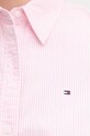 Bombažna srajca Tommy Hilfiger WW0WW46111 roza